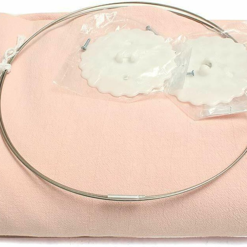 Luxury Cotton Lace Princess Play Dome Tent 2 Color Pink or White - Picture 8 of 11